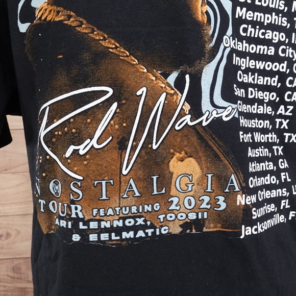 ROD WAVE NOSTALGIA TOUR 2023 RAP HIPHOP TEE TSHIRT SIZE XL BAND - Picture 6 of 7